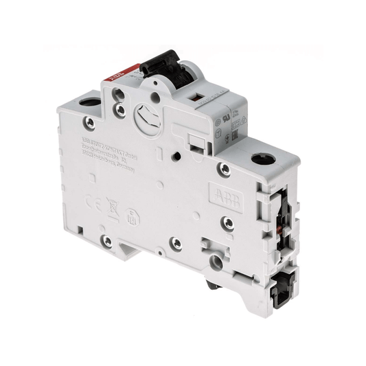 Original New ABB S201-C2 1P 2A C-curve miniature circuit breaker front view