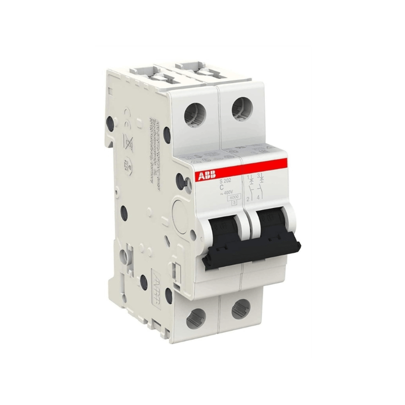 ABB S202-C10 miniature circuit breaker 2CDS252001R0104 2P 10A C curve