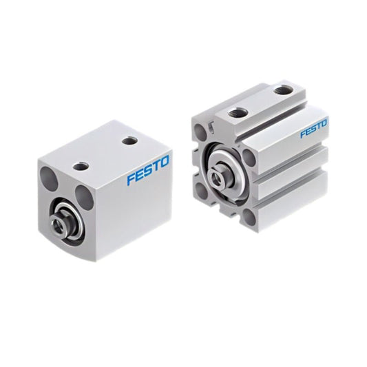 Festo ADVC-25-10-I-P-A 8076360 compact cylinder 25mm bore front view
