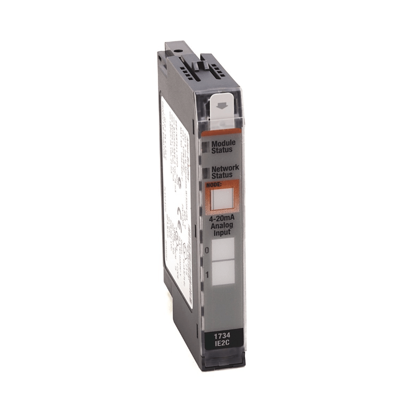 Allen‑Bradley 1734‑IE2C POINT I/O 2‑channel analog current input module with 0‑20mA and 4‑20mA configurable inputs