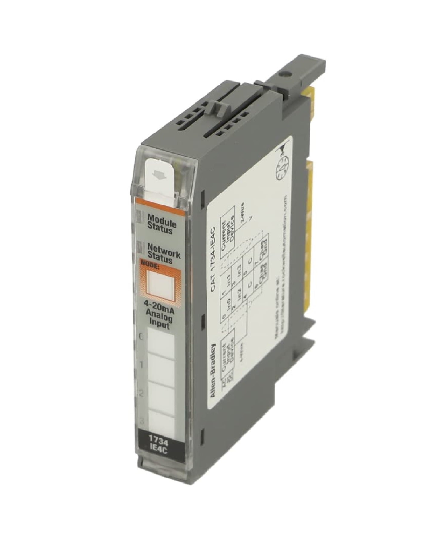 Allen‑Bradley 1734‑IE4C POINT I/O 4‑channel analog current input module with 0‑20mA and 4‑20mA configurable inputs