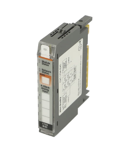 Allen‑Bradley 1734‑IE4C POINT I/O 4‑channel analog current input module with 0‑20mA and 4‑20mA configurable inputs