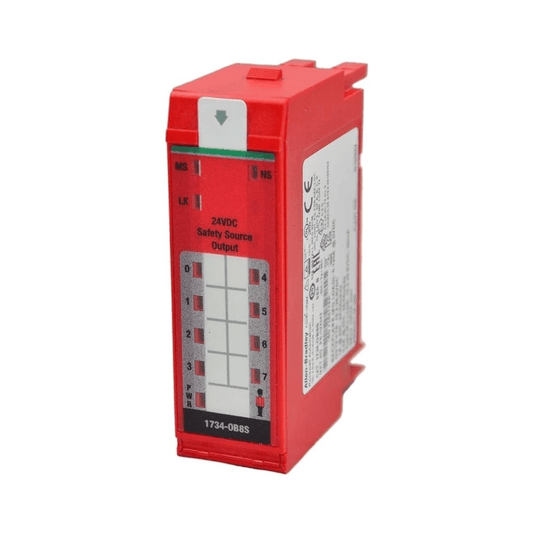 Allen‑Bradley 1734‑OB8S POINT Guard safety output module with 8 sourcing outputs 24V DC