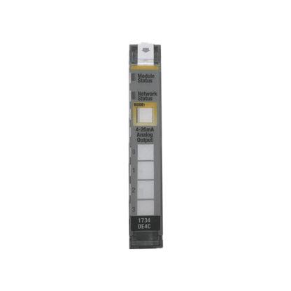 Allen‑Bradley 1734‑OE4C POINT I/O 4‑channel analog current output module with configurable 0‑20mA and 4‑20mA outputs