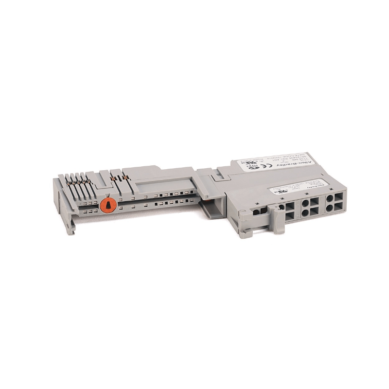 Original New Allen-Bradley 1734-TB POINT I/O terminal base 8-position screw clamp front view
