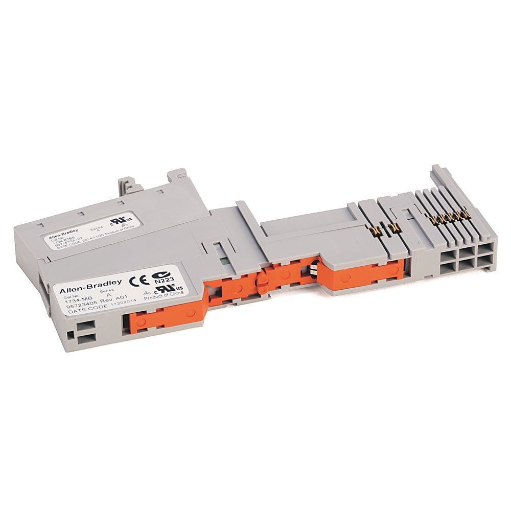 Original New Allen-Bradley 1734-TBS POINT I/O 8-position spring-clamp terminal base front view