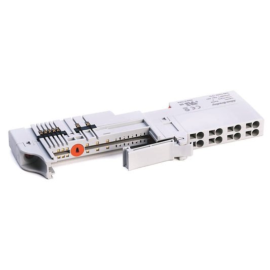 Original New Allen-Bradley 1734-TOP POINT I/O one-piece terminal base 8-position screw clamp front view