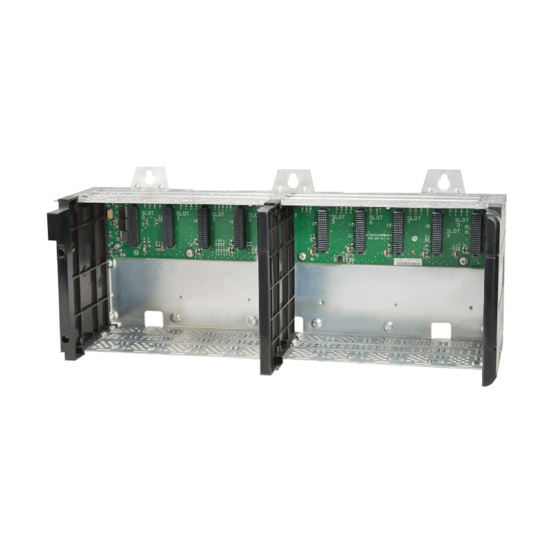 Original New Allen-Bradley 1756-A10 10-slot ControlLogix chassis front view