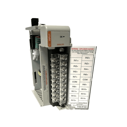 Allen‑Bradley 1769‑IF16C CompactLogix 16‑channel analog current input module with 0‑20 mA and 4‑20 mA inputs
