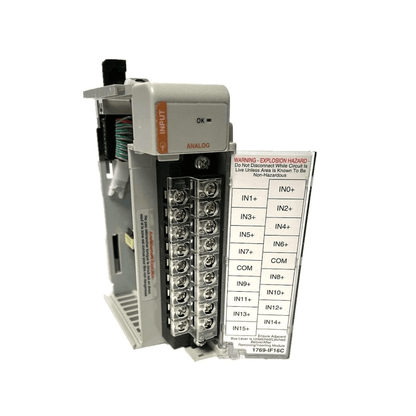 Original New Allen-Bradley 1769-IF16C 16-channel analog current input module CompactLogix front view