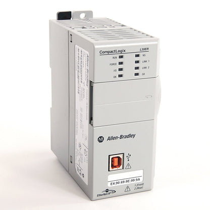 Original New Allen-Bradley 1769-L30ER CompactLogix 5370 L3 1MB Ethernet controller front view