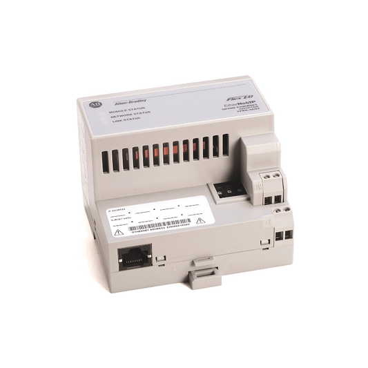 Allen‑Bradley 1794‑AENT Flex I/O single-port EtherNet/IP adapter with RJ45 connector for industrial automation
