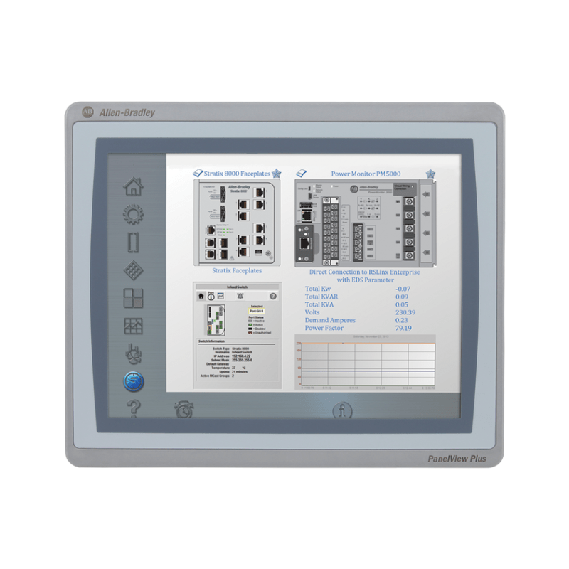 Allen - Bradley 2711P - T10C21D8S PanelView Plus 7 10.4 - Inch HMI Terminal - PLC - ERA