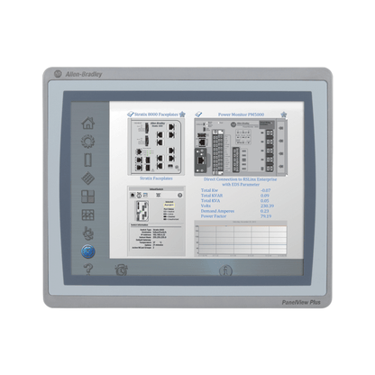 Original New Allen-Bradley 2711P-T10C21D8S PanelView Plus 7 Standard 10.4-inch touch HMI terminal front view