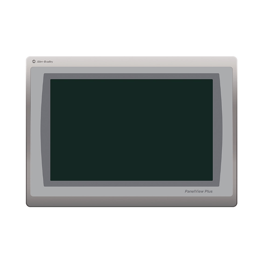 Allen‑Bradley 2711P‑T12W22D9P PanelView Plus 7 12.1‑inch touch HMI with dual Ethernet ports and DLR support