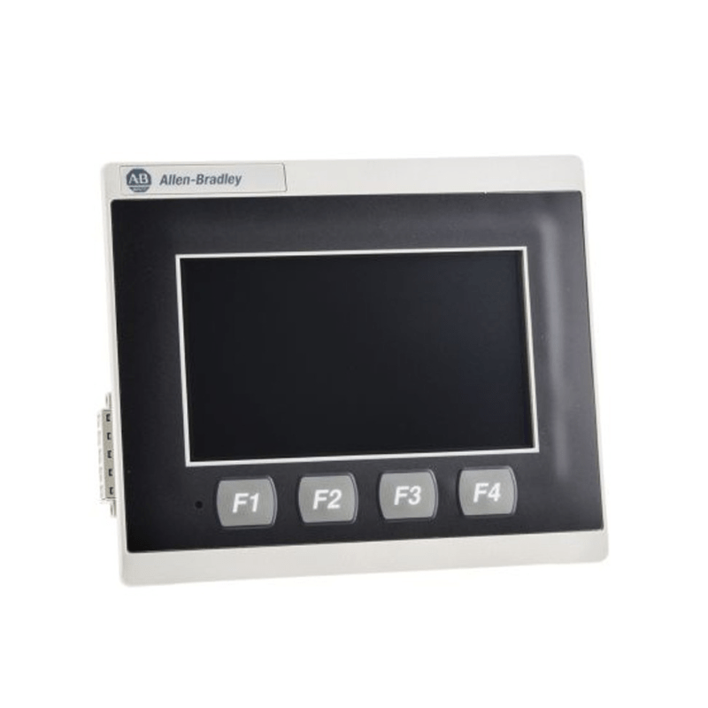 Original New Allen-Bradley 2711R-T4T PanelView 800 4.3-inch touch HMI terminal with function keys front view