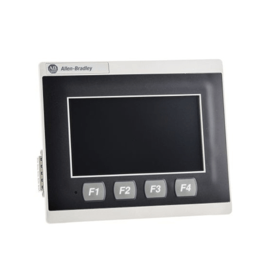 Original New Allen-Bradley 2711R-T4T PanelView 800 4.3-inch touch HMI terminal with function keys front view