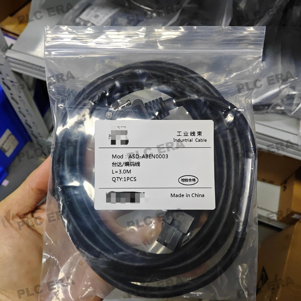 ASD-ABEN0003 Incremental Encoder Cable 3m for ASDA-A2 | Compatible with Delta - PLC ERA