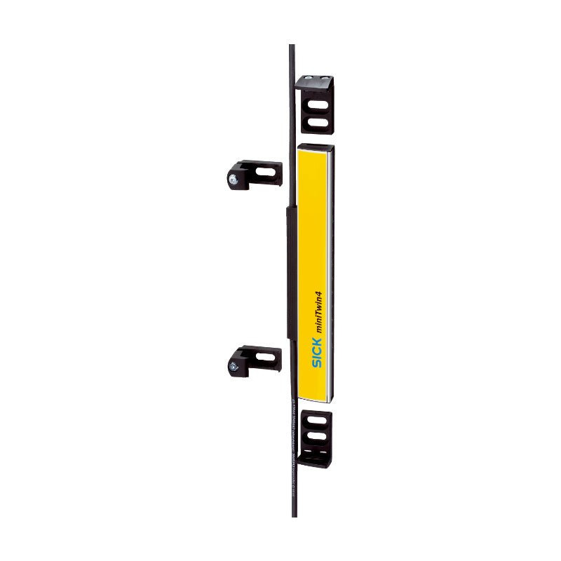SICK C4MT-04814ABB04DE0 1048874 miniTwin4 miniature safety light curtain aluminium housing front view