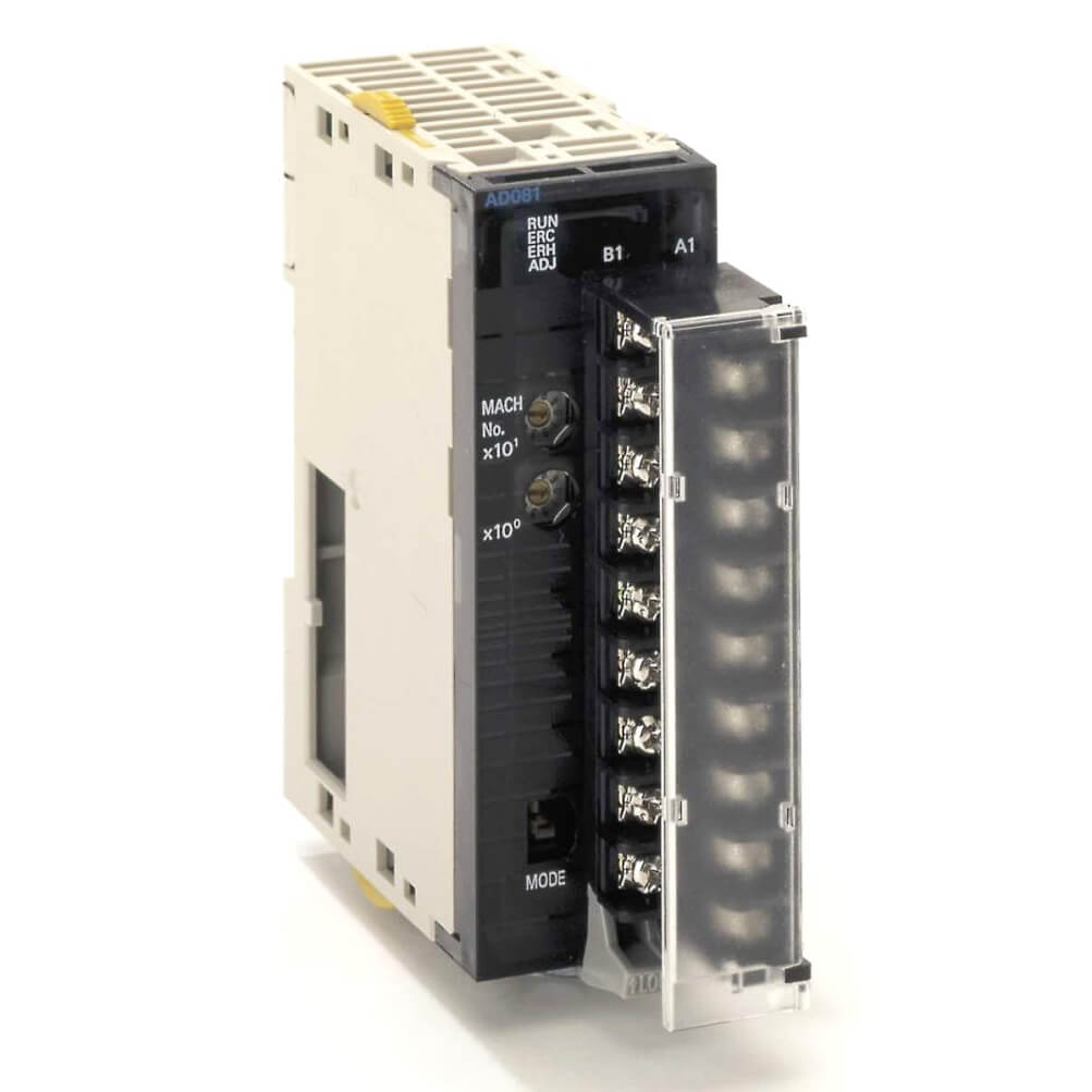Omron CJ1W-AD081-V1 CJ series analog input unit front view