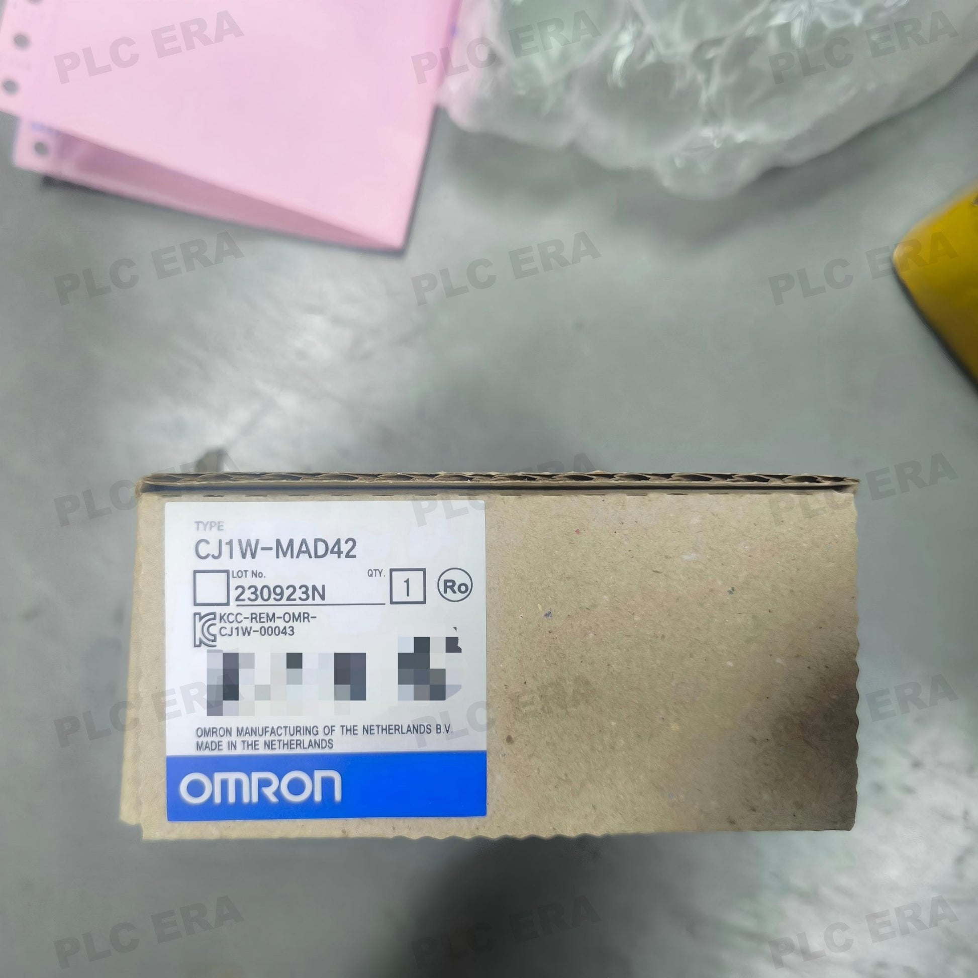 Omron CJ1W-MAD42 dimensions drawing 31x90x85mm