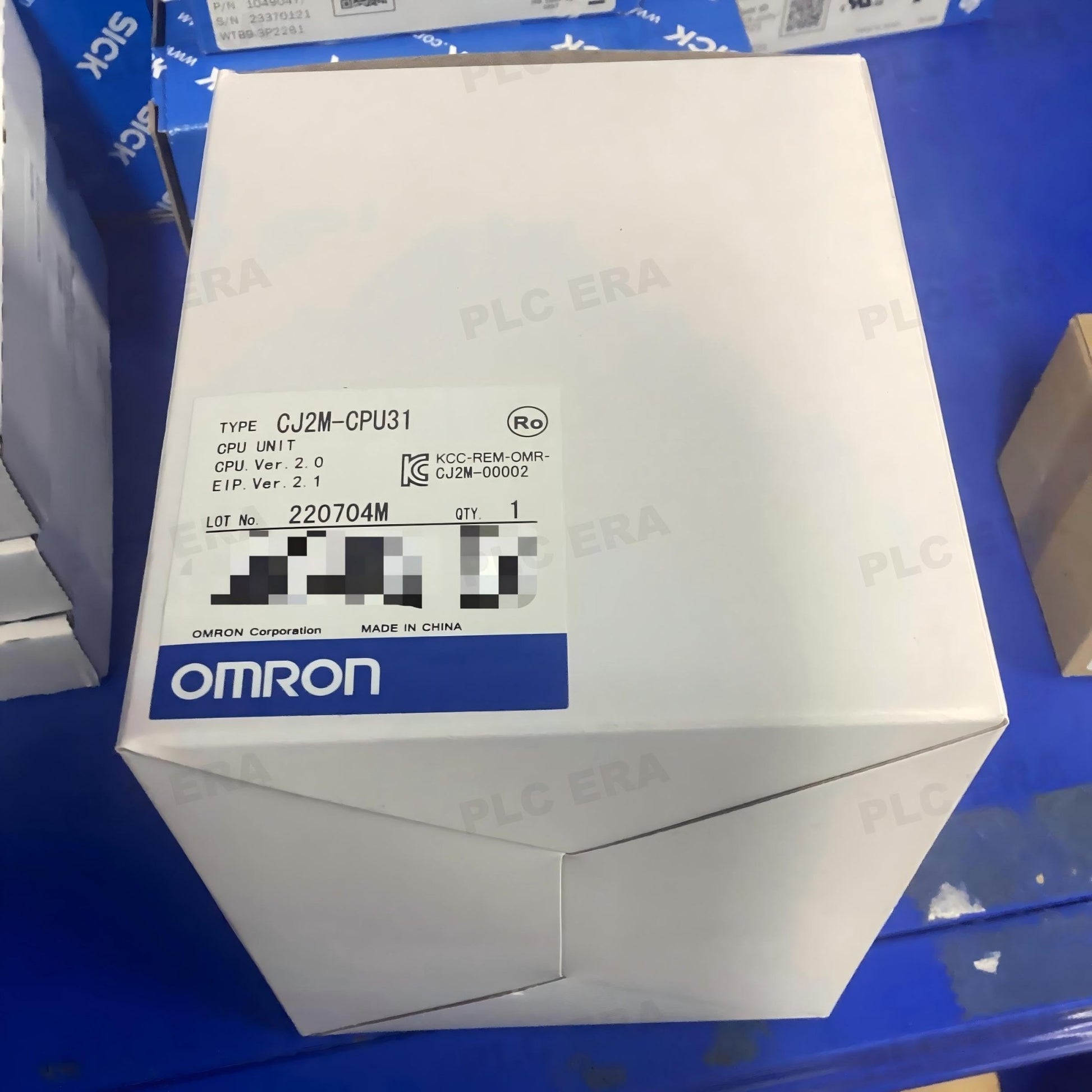 Omron CJ2M-CPU31 dimensions drawing