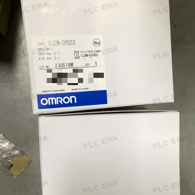 Omron CJ2M-CPU33 dimensions drawing