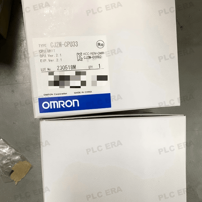 Omron CJ2M-CPU33 dimensions drawing