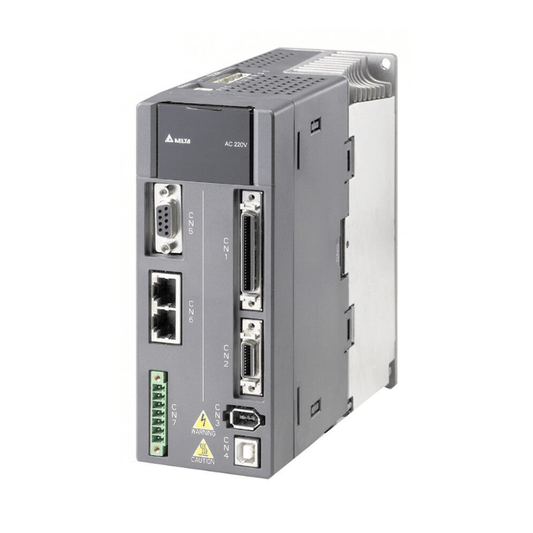 Original New Delta ASD-A2-1521-M ASDA-A2 series 1.5kW AC servo drive CANopen front view