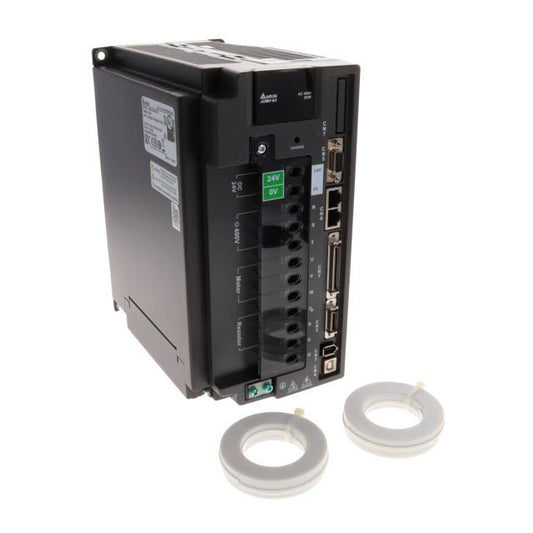 Original New Delta ASD-A2-2043-M ASDA-A2 series 2kW AC servo drive front view