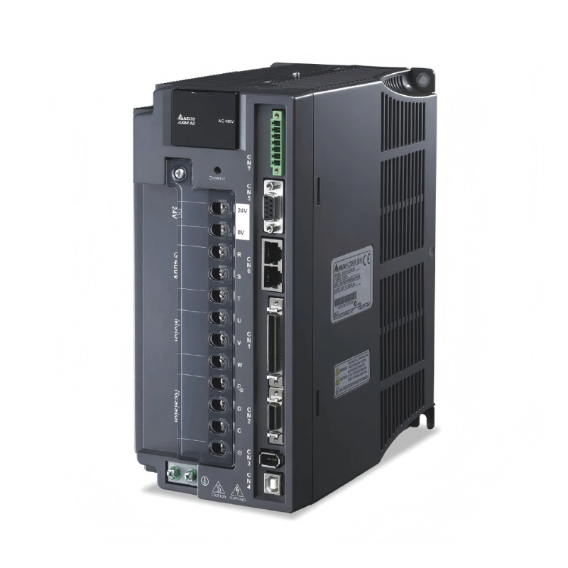 Original New Delta ASD-A2-3043-M ASDA-A2 series 3kW AC servo drive CANopen front view