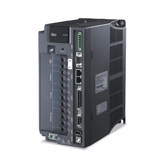 Original New Delta ASD-A2-3043-M ASDA-A2 series 3kW AC servo drive CANopen front view