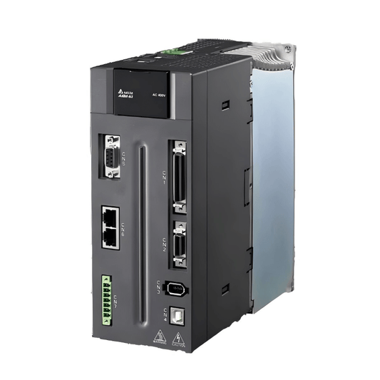 Original New Delta ASD-A2-5543-M ASDA-A2 series 5.5kW AC servo drive CANopen front view