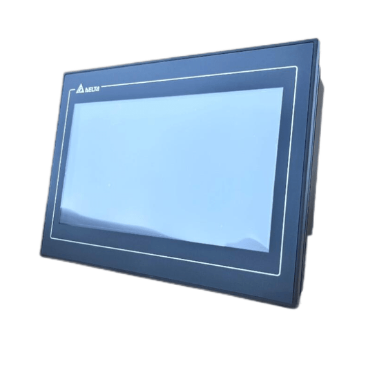 Original New Delta DOP-115WX 15-inch Advanced HMI touchscreen with dual Ethernet and 4 COM ports front view