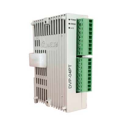 Original New Delta DVP04PT-S DVP-S series 4-channel RTD temperature sensor module front view