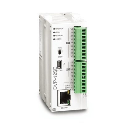 DELTA DVP12SE11R PLC 12 I/O Relay Output with Ethernet 24V DC - PLC ERA
