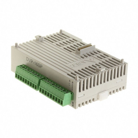 Original New Delta DVP16SP11R 16-point digital I/O extension module DVP-S series front view