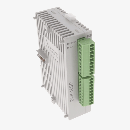 Original New Delta DVP16SP11T 16-point digital I/O extension module DVP-S series front view