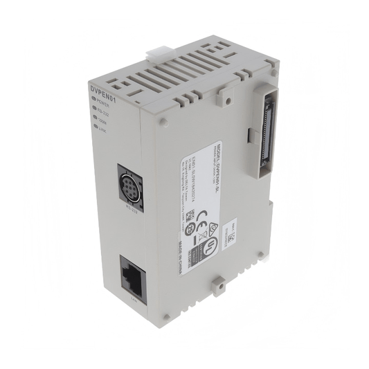 Original New Delta DVPEN01-SL Ethernet communication module for DVP series PLC front view
