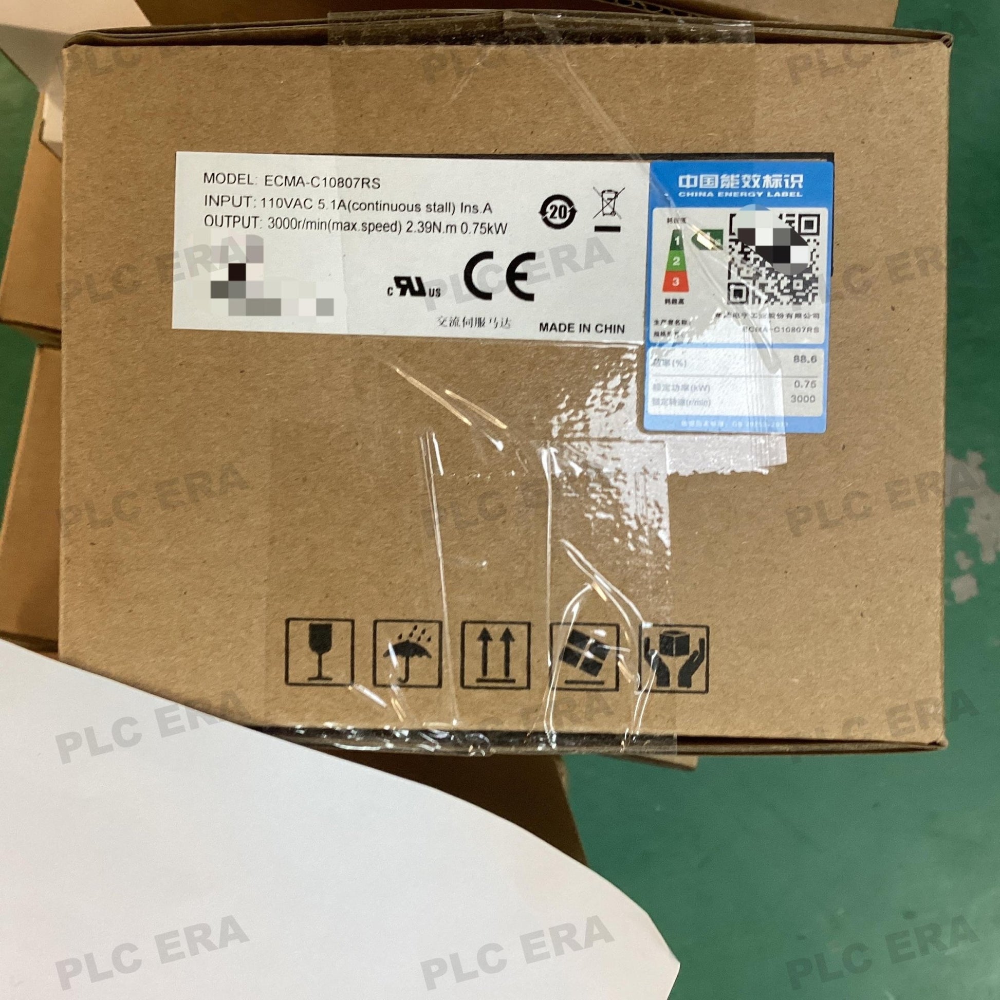 DELTA ECMA - C10807RS Servo Motor 750W 3000rpm 2.39Nm 220V - PLC ERA