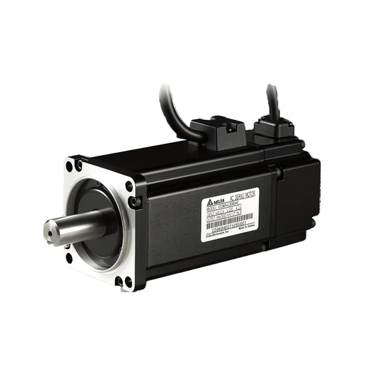 Original New Delta ECMA-C20604RS 400W low-inertia AC servo motor 3000rpm 60mm frame front view