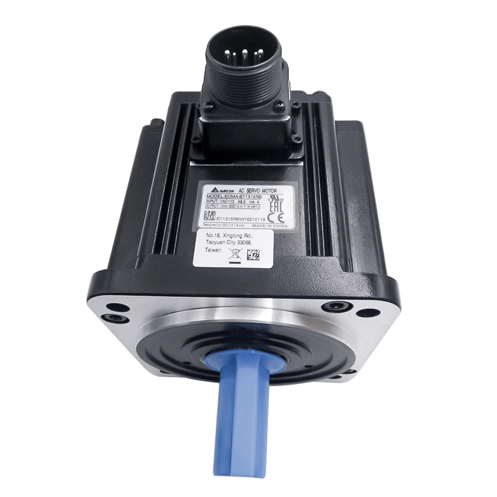 Original New Delta ECMA-K11320RS 2kW medium-inertia AC servo motor 2000rpm front view