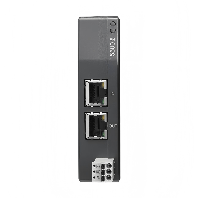 Original New Delta R1-EC5500D1 R1-EC series EtherCAT gateway E-bus remote power coupler front view