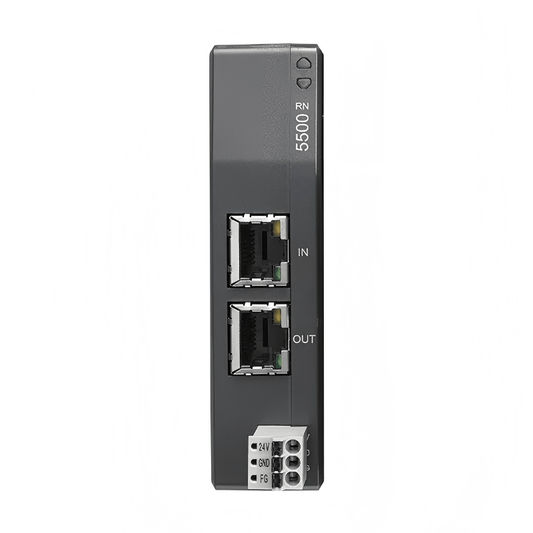 Original New Delta R1-EC5500D1 R1-EC series EtherCAT gateway E-bus remote power coupler front view
