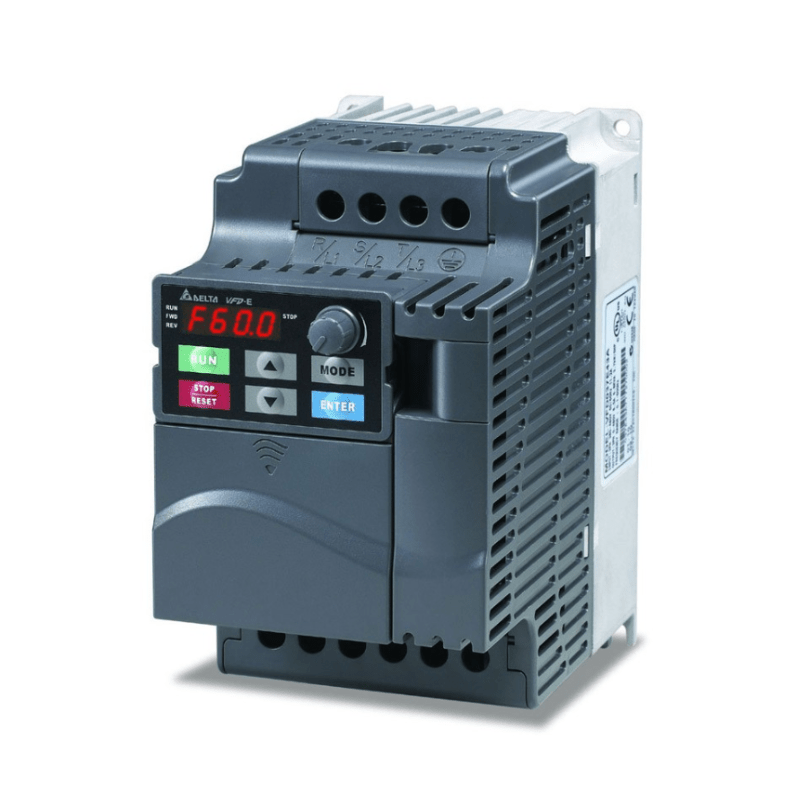 Original New Delta VFD022EL43A VFD-EL series 2.2kW micro AC drive front view