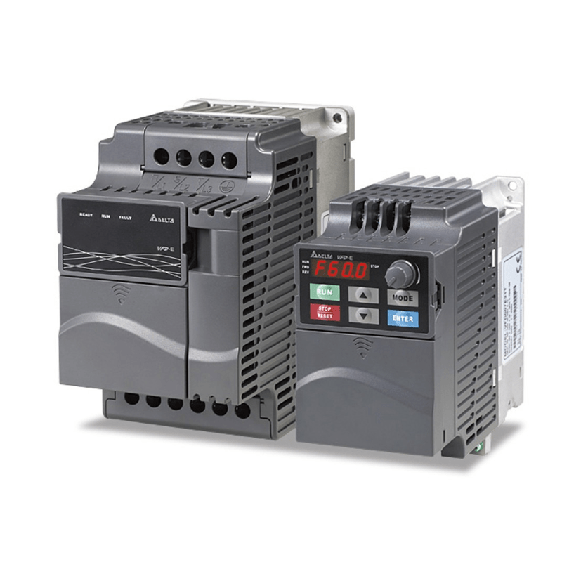 Original New Delta VFD037E43A VFD-E series 3.7kW micro vector AC drive front view
