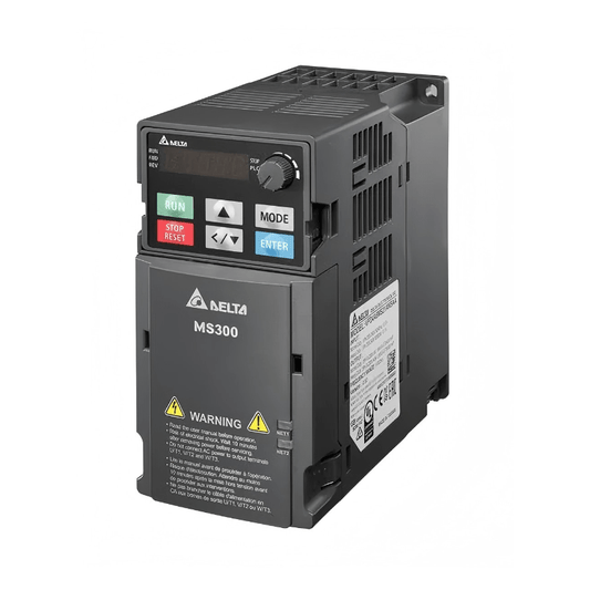 Original New Delta VFD4A2MS43ANSAA MS300 series 1.5kW compact vector control drive front view