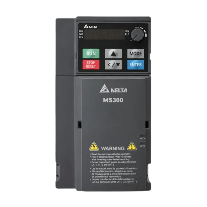 Original New Delta VFD5A5MS43ANSAA MS300 series 2.2kW compact vector control drive front view