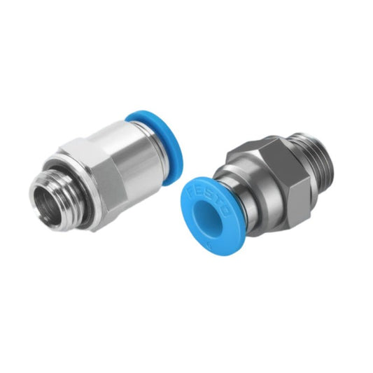 Festo QS - 1/4 - 8 Push - In Straight Fitting R1/4" to 8mm 14 bar 153005 - PLC ERA
