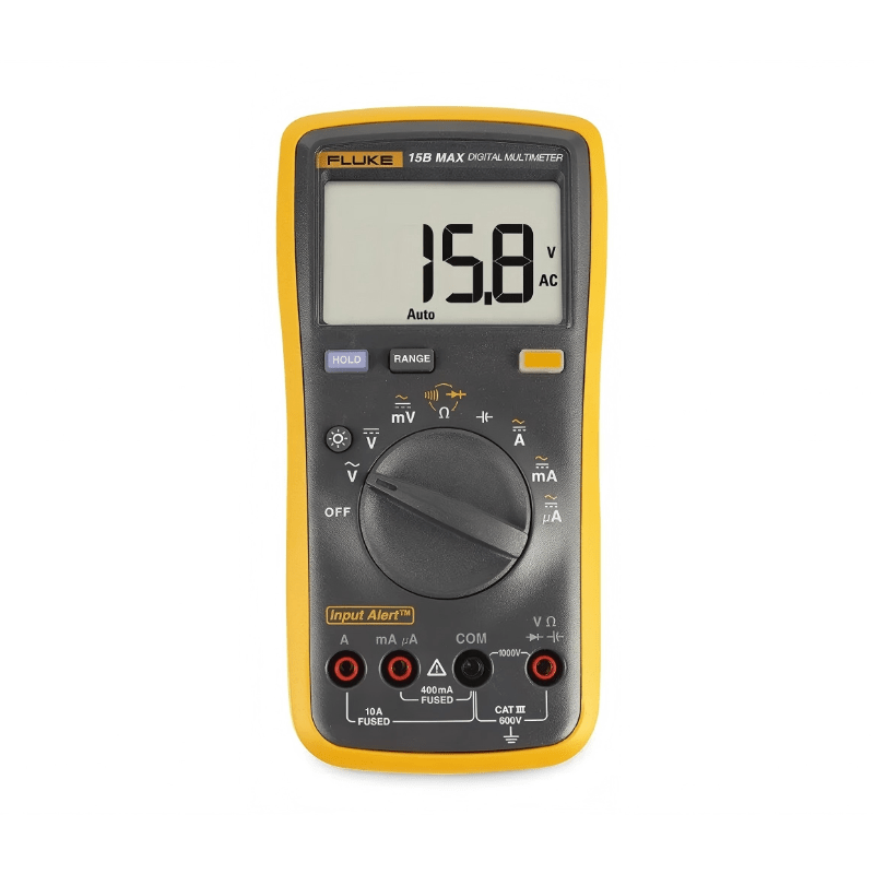 Fluke 15B MAX Economical Digital Multimeter, Handheld Meter - PLC ERA